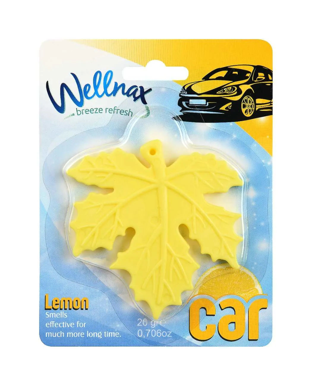 Wellnax Leaf Car Air Freshener Lemon