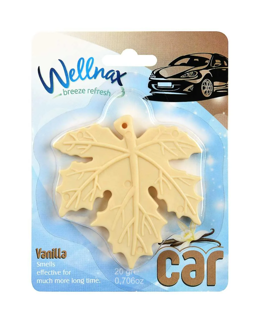 Wellnax Leaf Car Scent Vanilla